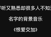 不要爱情了的背景音乐,别了，爱情