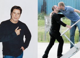 机场吻别照片,永恒的离别瞬间